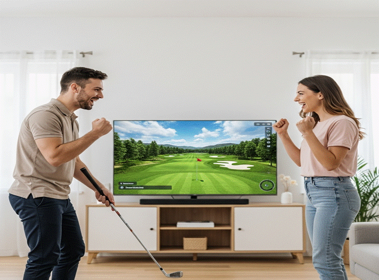 Golf Simulator Use in Community Centers