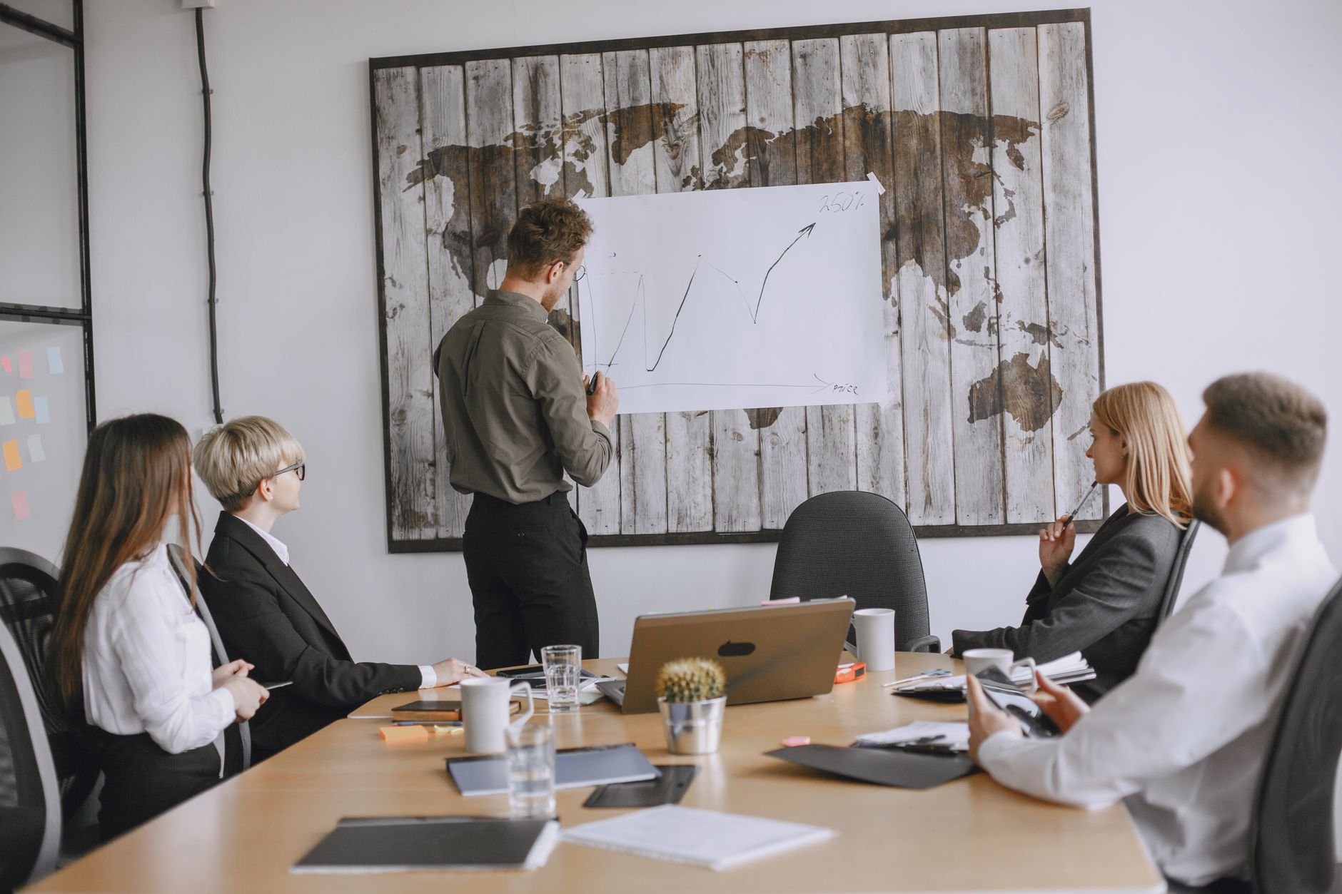 Group of business professionals discussing strategies with growth chart in conference room. — Nihar Gala on Shaping the Futur